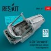 RESKIT RSU48-0321 A-7D Corsair II cockpit (Detailed edition) for Hasegawa kit (3D Printed) 1/48